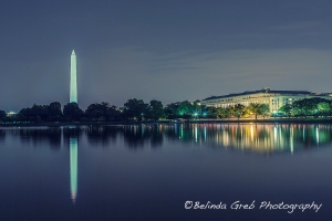 Washington Memorial from the Jefferson Memorial No. 1